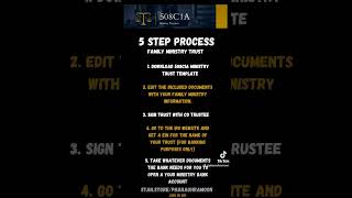 508c1a Ministry Template 5 step Process to Sovereign