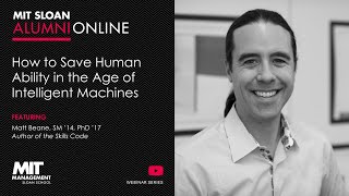 MIT Sloan Alumni Online: Matt Beane, SM '14, PhD '17