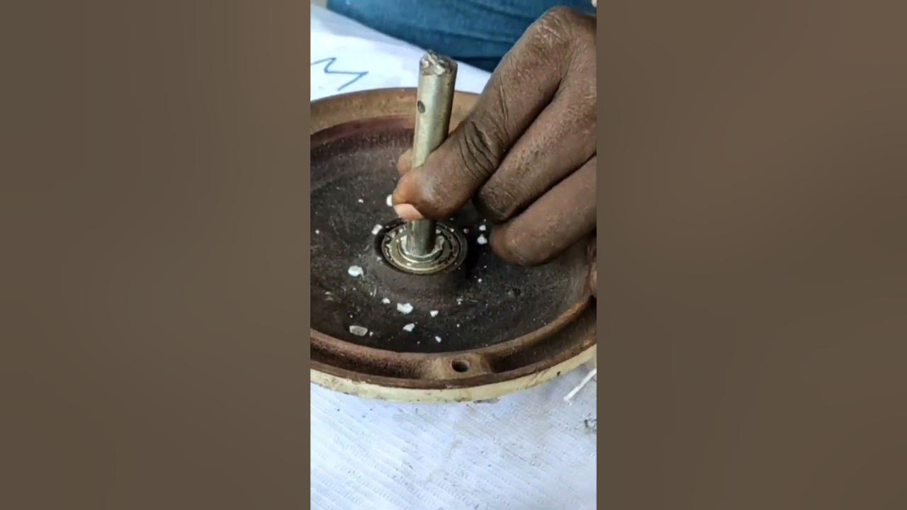 how to remove ceiling fan bearings without bearing puller electrical shorts tips plumbing