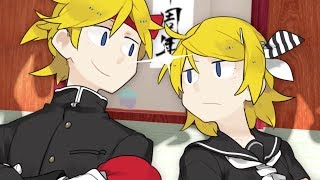 【kagamine Rin Len】ポジティ部vsネガティ部 / Positive club vs Negative club【original MV/ワンオポ】