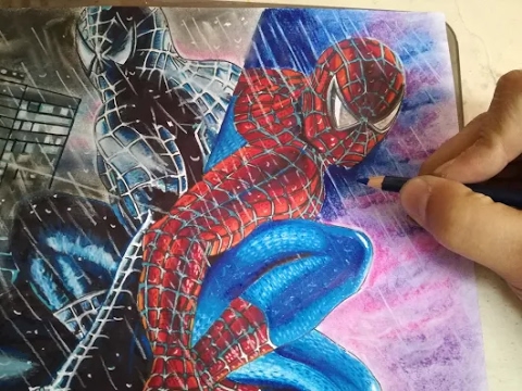 COMO DIBUJAR A SPIDERMAN / how to draw spiderman - YouTube