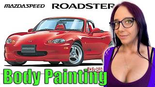 Body Painting Continues on the MazdaSpeed Roadster Scale Model Kit | Hobby Night Hangout