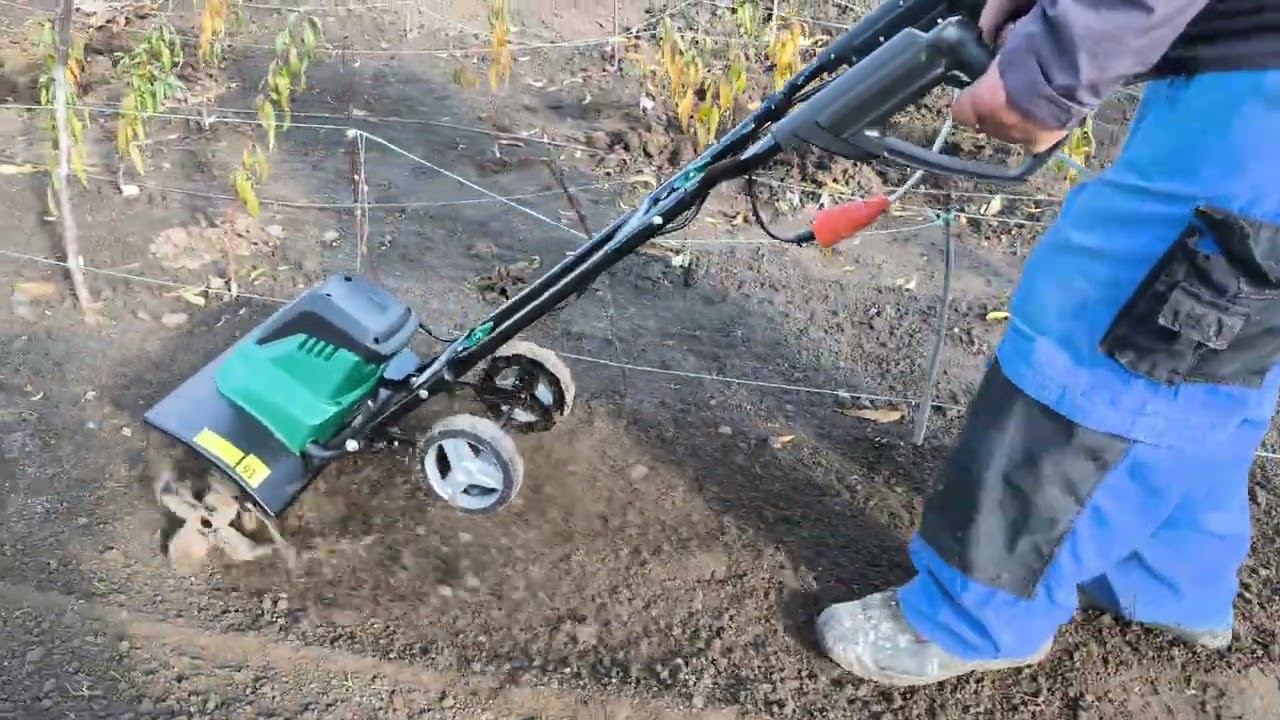 Культиватор електричний Iron Angel ET1600L, перші випробування, перші враження. Варіанти обробки.