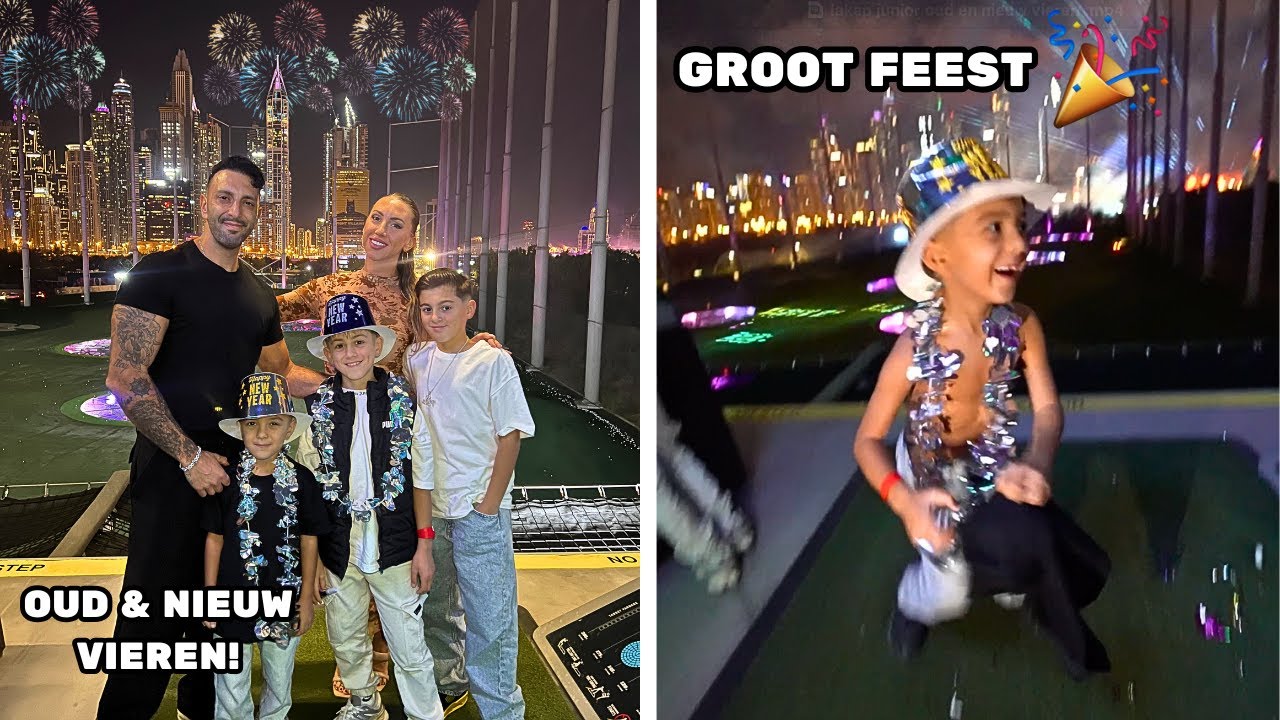 ONZE OUD & NIEUW VIEREN IN DUBAI! *VUURWERKSHOW* | LAKAP JUNIOR