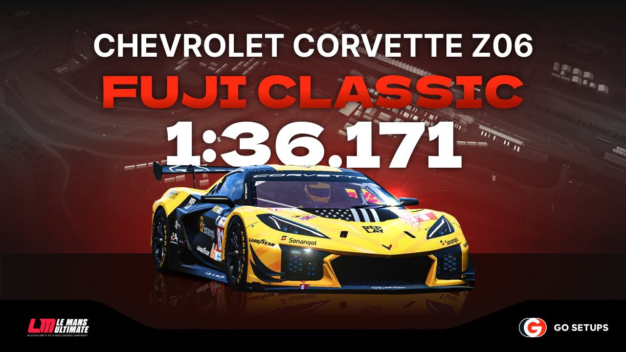 Le Mans Ultimate | Chevrolet Corvette Z06 LMGT3 - Fuji Classic | V1.2 Hotlap