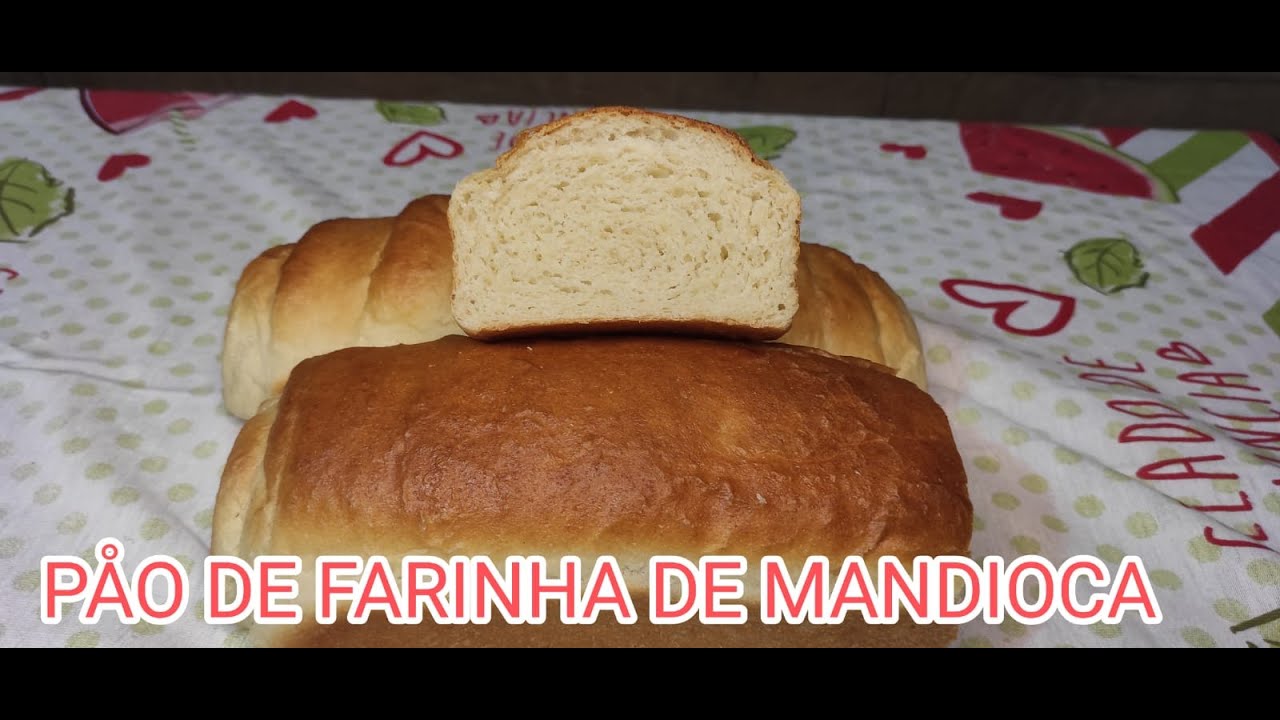 O Excepcional Pão de Farinha de Mandioca #pãodefarinhademandioca #farinhademandioca #pãocaseiro
