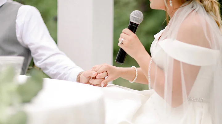 Singing to my HUSBAND on our wedding day | "When G...