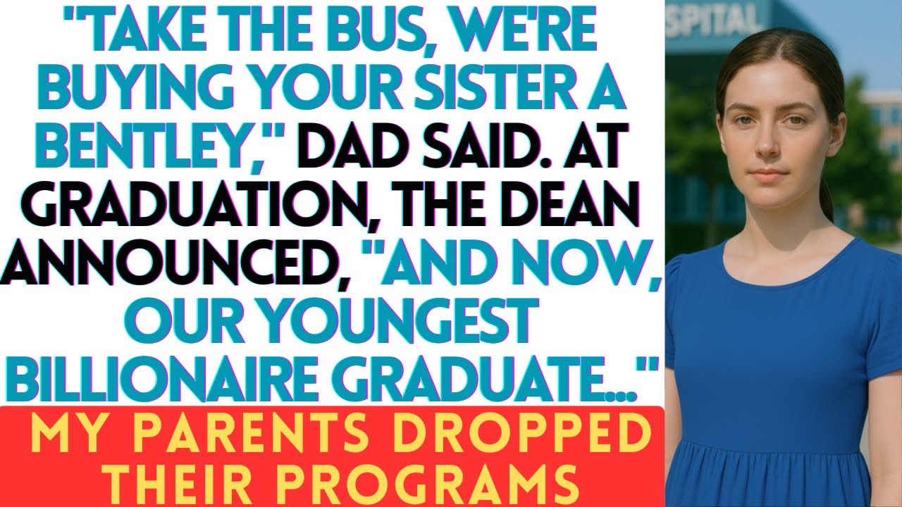 My Parents Made Me Take The Bus To My Graduation — While Buying My Sister A Tesla