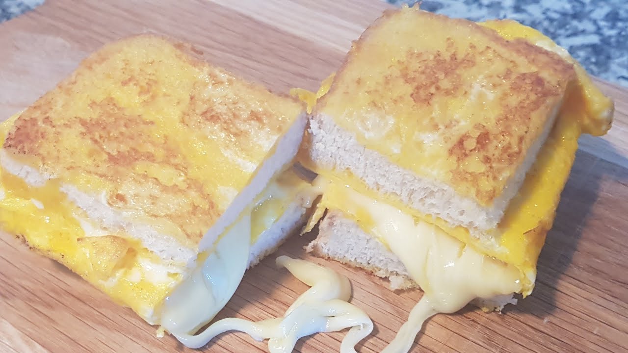 FRENCH TOAST OMELETTE SANDWICH YouTube