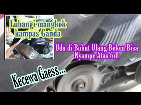 Hasil Bubut Pulley dan Melubangi Mangkok Kampas Ganda Mio M3 || Gagal Maning