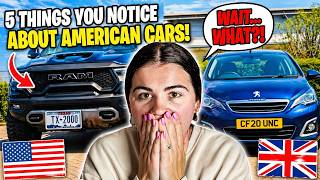 Brit Girl Reacts to 5 Things You Notice About American Cars as a Brit