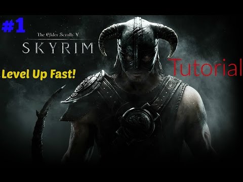 Skyrim PC Tutoriel # 1 Niveau rapide