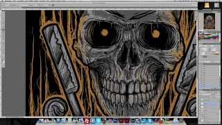 Time Lapse Illustration "Scarsign" by GraveArt