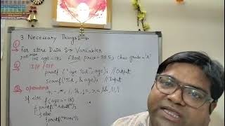 C Language l 3 important thingsl Variables l Input - Output l Operators