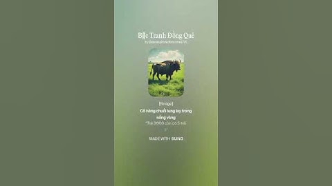 Bức Tranh Đồng Quê 1