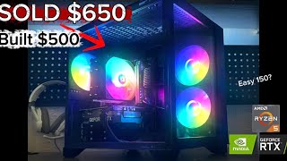 $500 rtx 30 series pc (sold for $150 profit) ep:3 
