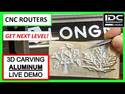 GET NEXT LEVEL! 3d Carving Aluminum on Your CNC Router - Live