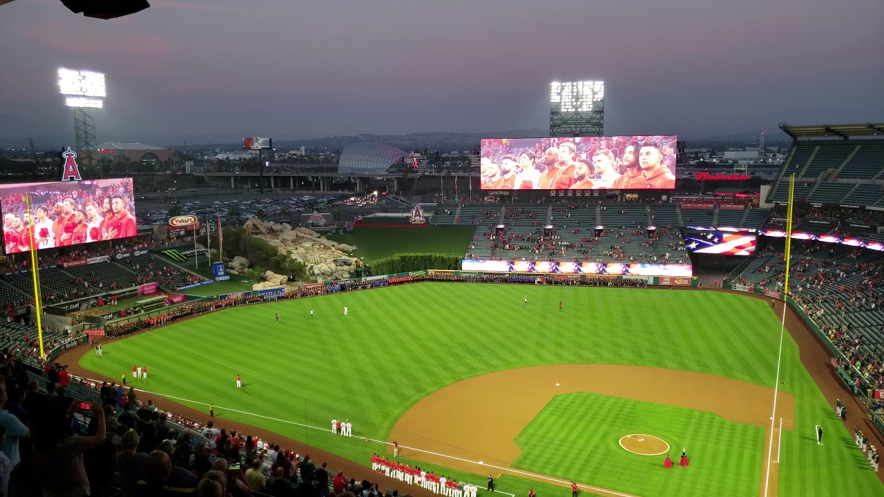 Cypress HS Choir at Angels Stadium