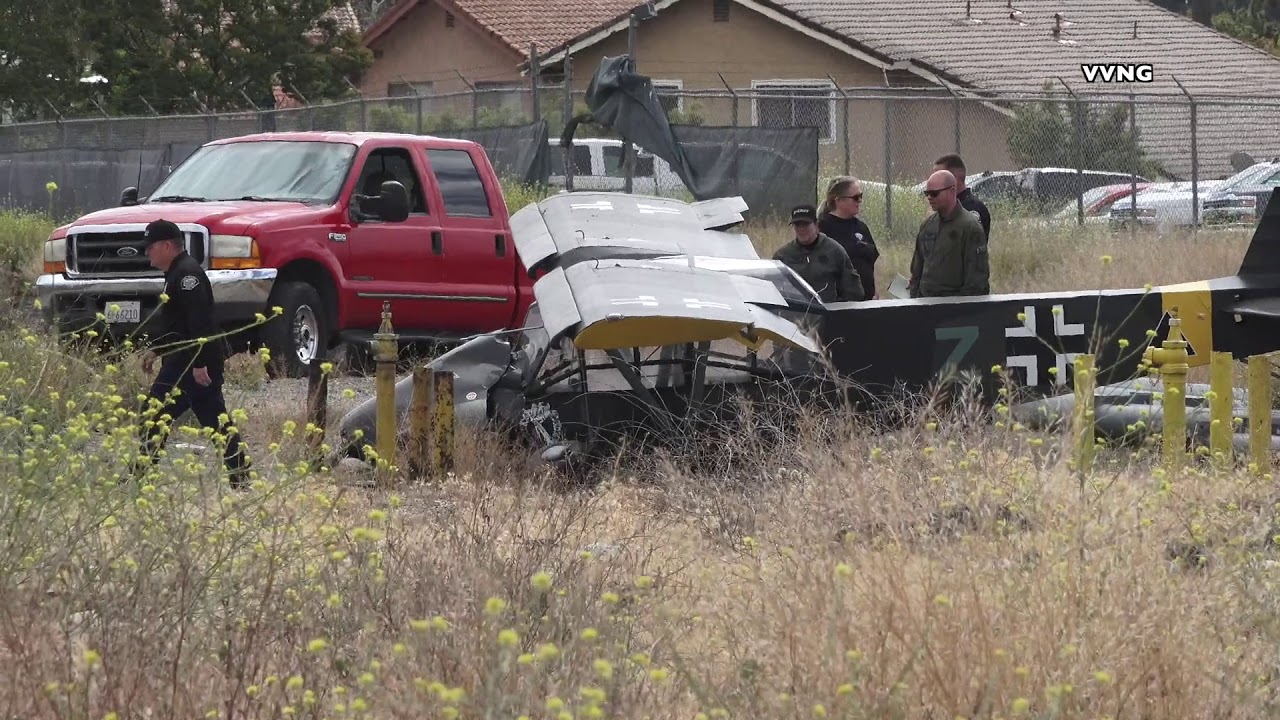 Small plane crashes in Upland near Cable Airport, Pilot extricated and