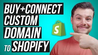 Buy & Connect Custom Domain to Shopify (2023)