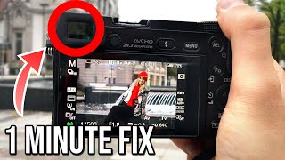 Sony a6000 Tutorial: How to Turn OFF the Electronic Viewfinder (EVF)