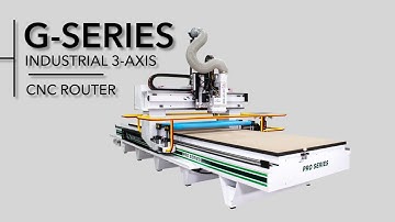 G-Series 3-Axis CNC Router by C.R. Onsrud with the Roller Hold-Down Option