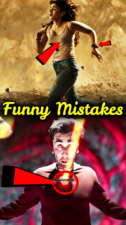 Funny Mistakes In #brahmastra Movie 🤣‼️P:2 : Ranbir K : Alia Bhatt #shorts #ytshorts #shortsvideo