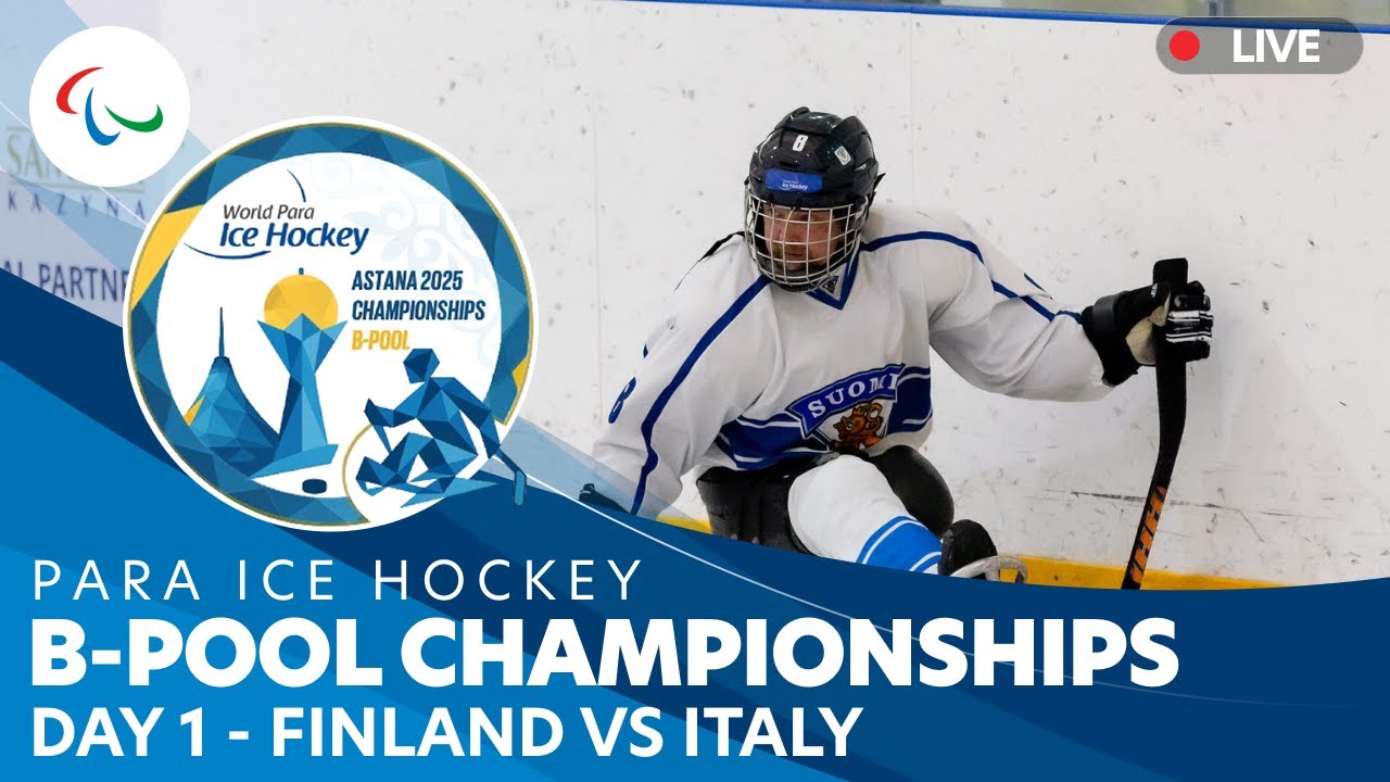 Para Ice Hockey | FIN vs ITA | Day 1 | World Championships B-Pool | Astana 2025