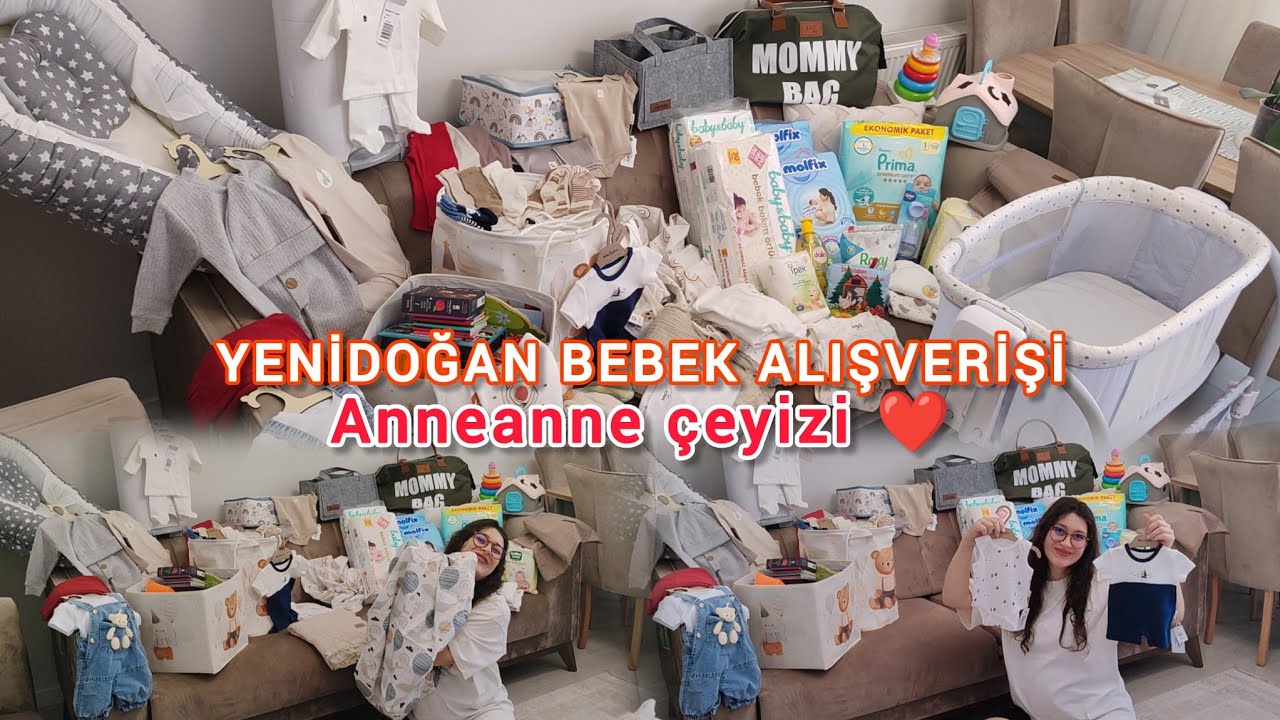 YENİDOĞAN BEBEK ALIŞVERİŞİ 🐣 ANNEANNE ÇEYİZİ 😍