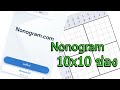 Nonogram EP.02 แนะนำวิธีเล่น Nonogram ขนาด 10x10 ช่อง