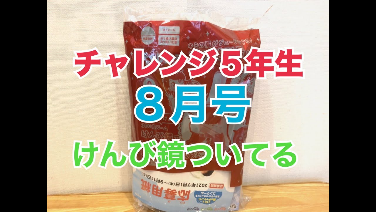 チャレンジ5年生2024年4月号〜2025年3月号 実力アップ標準 顕微鏡