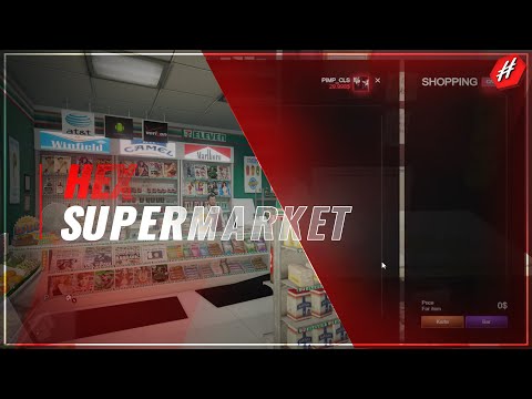 [ESX/QB] HEX SUPERMARKET (FiveM)