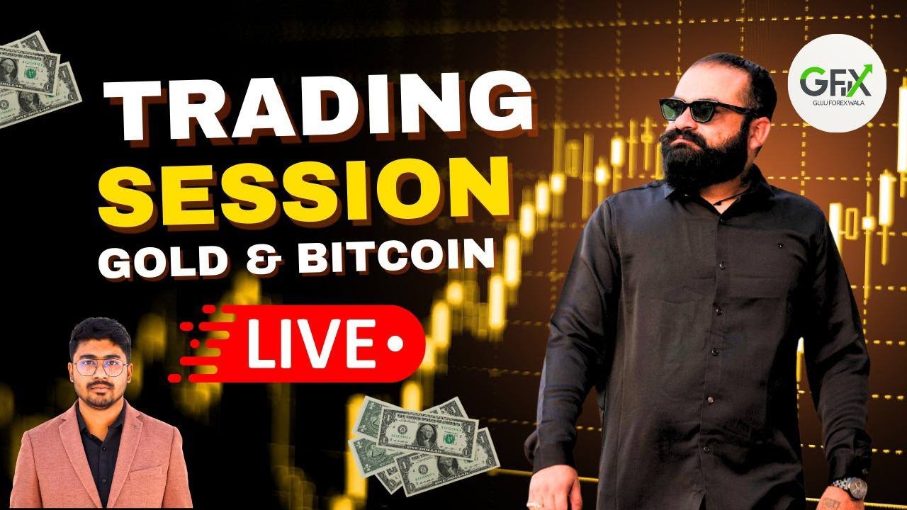 LIVE BITCOIN AND GOLD TRADES WITH GUJJU FOREX WALA | FOREX | CRYPTO TRADING | 30 JAN LONDON SESSION