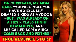 On Christmas, Mom Said “No Real Life” and Forced Me With 6 Kids—So I Flew First-Class to Maldives