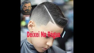 corte degradê infantil masculino