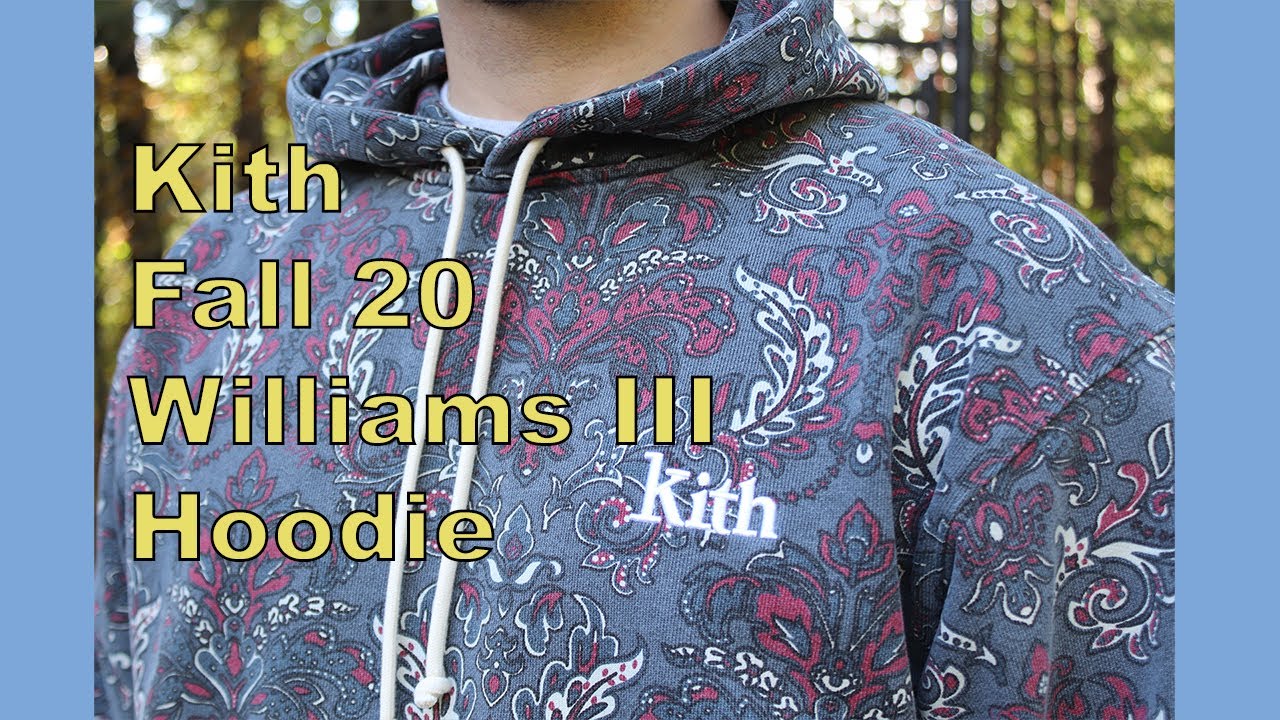 KITH FALL  WILLIAMS III "PRINTED NAVY FLORAL" HOODIE REVIEW + SIZING