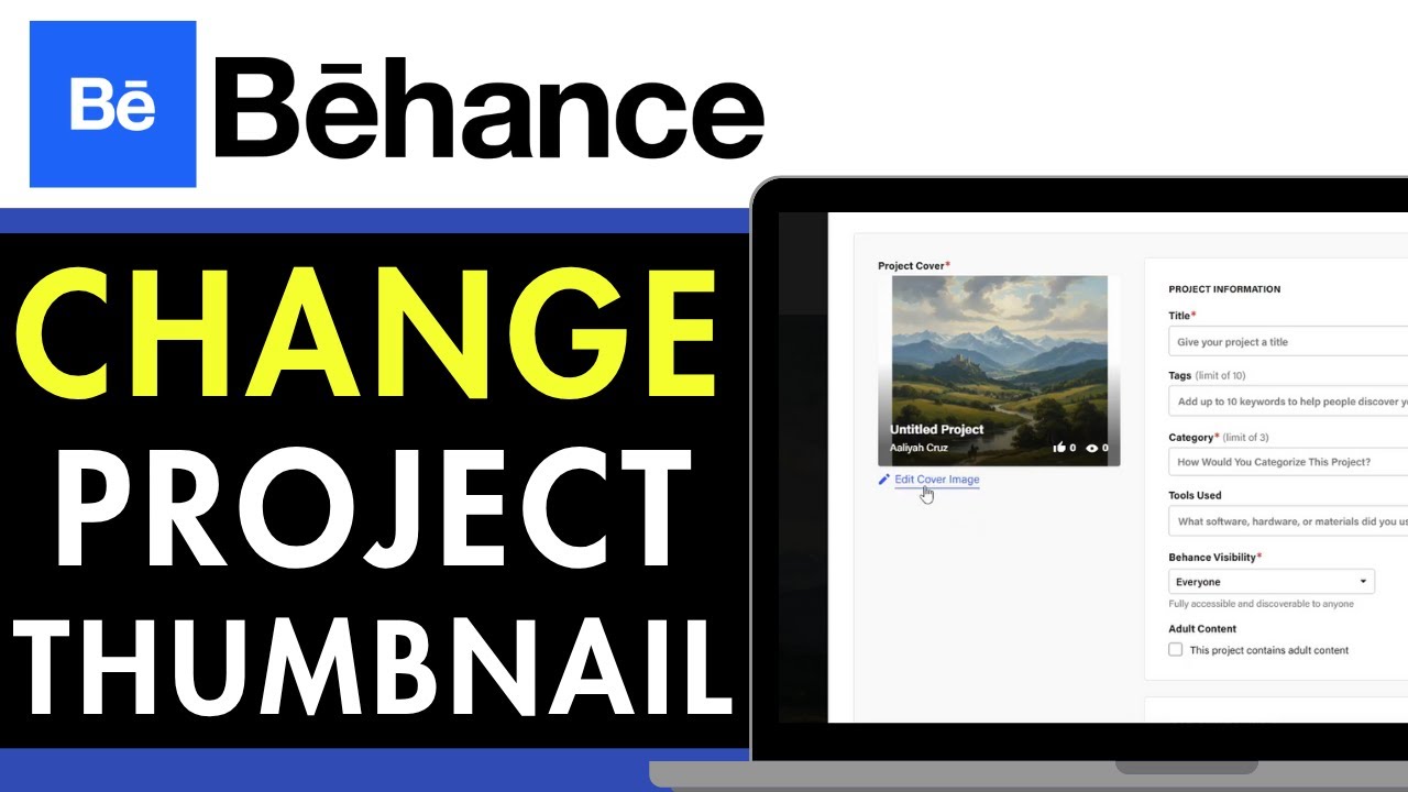 How to Change Behance Project Thumbnail 2025 (EASY GUIDE)