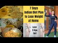 1 Week Indian Weight Loss Diet Plan  | | Summer Meal Plan | Somya Luhadia