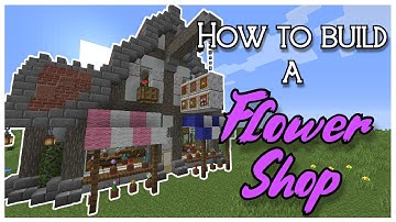 How to Build a Flower Shop in Minecraft | Minecraft Tutorial