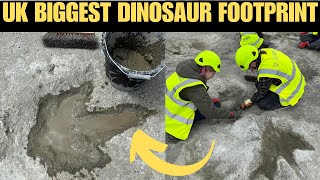 Uks Biggest Ever Dinosaur Footprint Site Unearthed