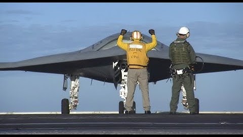 Northrop Grumman X-47B Historic Drone Carrier Landing and takeoff |American defense technology