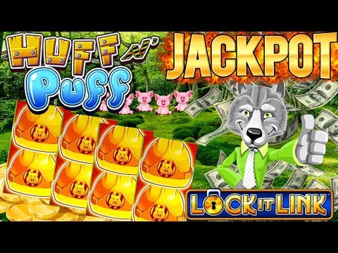 Huff N Puff Slot Machine HANDPAY JACKPOT & Ultimate Fire Link Slot HUGE WIN ! Harrah's Casino In SD