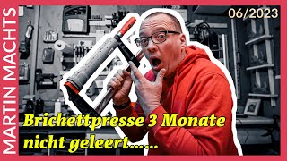 Wie Man Geld Aus Abfall Macht Meine Bricketpresse In Aktion