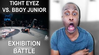 Tight Eyez vs BBoy Junior | Exhibition Battle | EBS 2017 Reaction