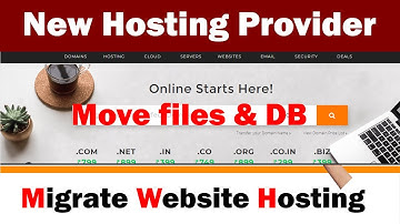 🔥Migrate Website From One Hosting Provider to Other with Database | Transfer Data 👉Step by Step