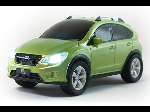SUBARU スバル XV HYBRID 光る ぶつからない！？ミニカー EyeSight