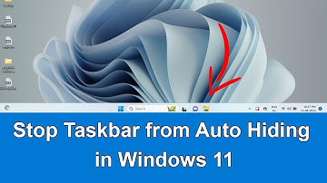 How to Disable Automatic Hide Taskbar in Windows 10/11 | Quick & Easy Guide