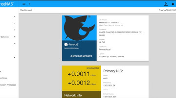 FREENAS SSH 11.2-BETA 3