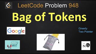 bag of tokens leetcode | leetcode 948 | greedy two pointer