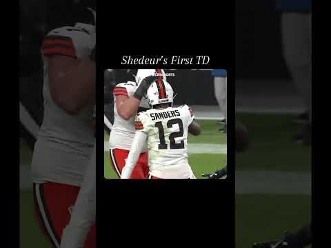 What a moment for the rookie #nfl #shedeursanders